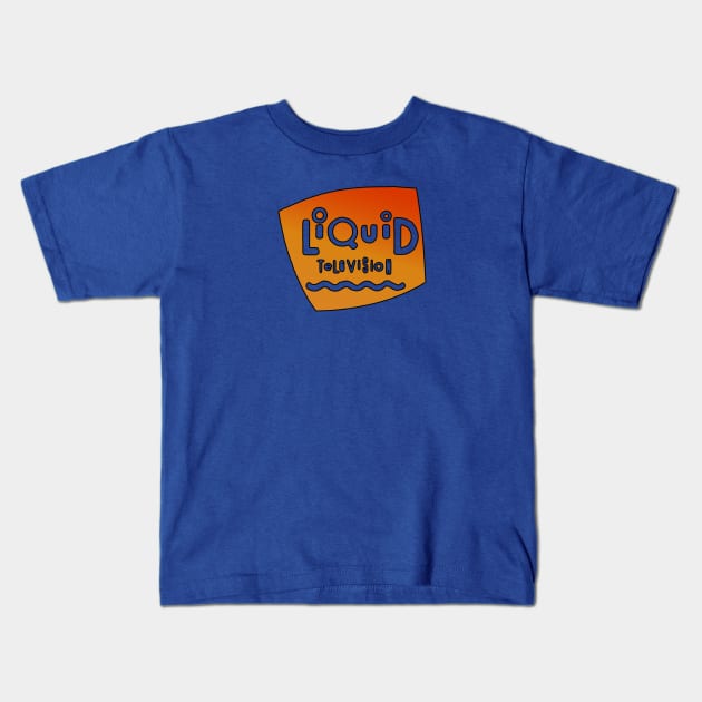 Liquid Television Kids T-Shirt by Cinematic Omelete Studios